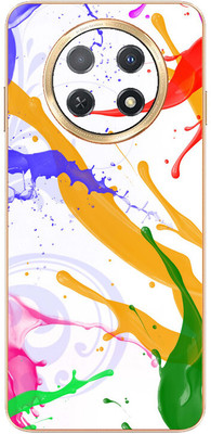 FCS Huawei nova Y91 Printed Back skin Mobile Skin(Colour Splash)