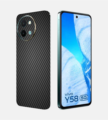 OggyBaba Vivo Y58 5g Mobile Skin(Black CF)