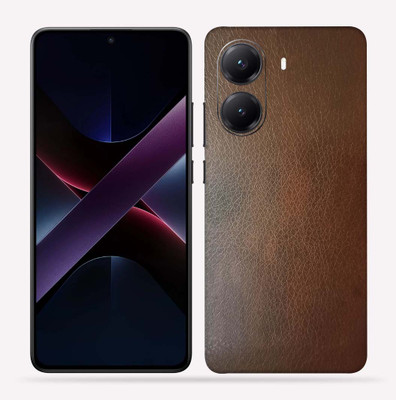 OggyBaba OggyBaba Poco X7 pro 5g Mobile Skin(Brown-Leather)