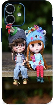 AsSkin iphone 12 Mini Mobile Skin(Cute Dolls Skin With Gloss Matte Finish)
