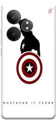 WeCre8 Skin's Realme GT 6T 5G Mobile Skin(Captain America B&W Multicolor Mobile Skin)