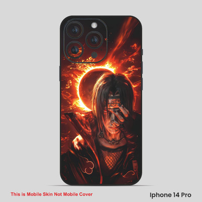 VYBE The Smart Choice iPhone 15 Naruto Embossed Mobile Skin(Rose Madder 17)