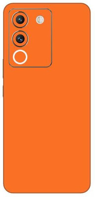 Vcare GadGets Vivo Y200 5G Mobile Skin(Orange Matte)