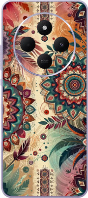 yug emporium Mi Redmi 14C 5G 3D Rangoli Premium Theme Full Back & Side Coverage Mobile Skin(Multicolor)
