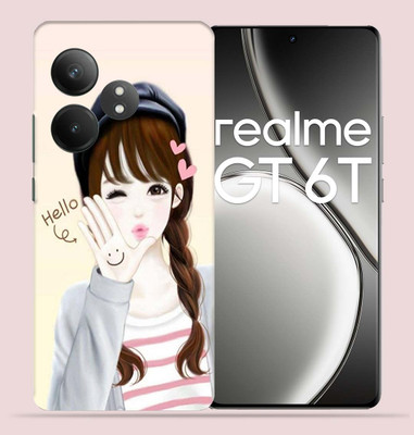 OggyBaba Realme GT 6T 5g,GT 6T 5g Mobile Skin(Cute-Girl)