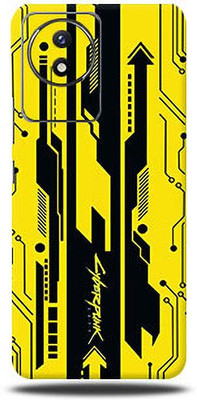 Mclaxa VIVO Y02 4G, Yellow Cyberpunk For Vivo Y 02 4g, vivo y02 4g Mobile Skin(Yellow Cyberpunk (Mobile Skin With camera protector (Back + Camera + Side))