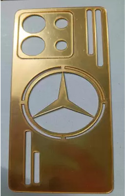 GPTECK Redmi note 13 Pro 5G GOLD MIRROR BACK PANNEL Mobile Skin(Gold)