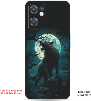 VYBE The Smart Choice One Plus Nord CE 2 Wolf Embossed Mobile Skin(Dairy Cream 38)