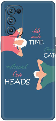 wrap craft OPPO Reno 5 PRO Premium Vinyl Mobile Skin(Multicolor)