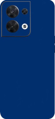 BUGGU Oppo Reno 8 5G Mobile Skin(Blue Matte Skin With High Matte Finish.)