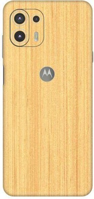Vcare GadGets Moto Edge 20 Fusion Mobile Skin(Wooden)
