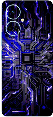 wrap craft Tecno Pop 6 Pro Premium Vinyl Mobile Skin(Multicolor)