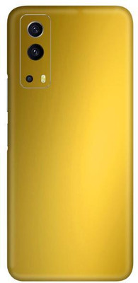 Vcare GadGets Metallic Gold Shining vivo i QOO Z3 5G Mobile Skin(Metallic Gold Shining)