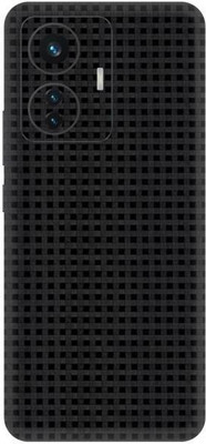 Vcare GadGets iQOO Z6 Pro 5G Black Mosaic Back Side Premium Mobile Skin(Black Mosaic)