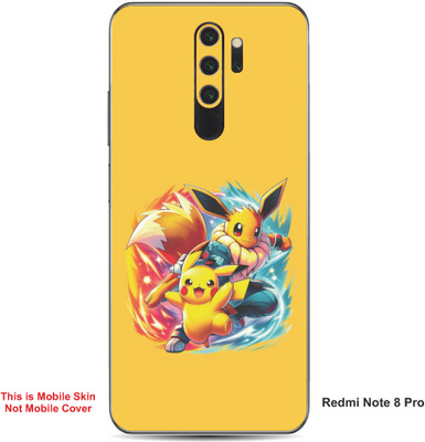 VYBE The Smart Choice Redmi Note 8 Pro Pokemon Embossed Mobile Skin(Sandstorm A1)
