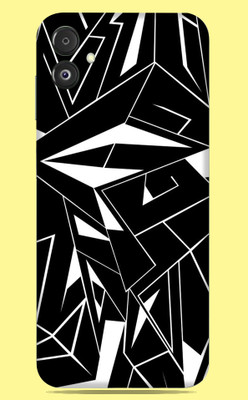 SkinoMania Samsung Galaxy F14 5G Mobile Skin(B&W-Abstract)