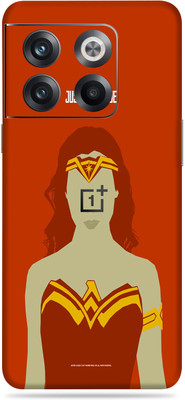 SkinoMania Oneplus 10T Mobile Skin(Multicolor Wonder Women)