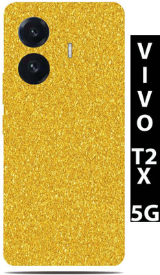 BugguSkin Vivo T2X 5G Mobile Skin(Ultra Super Golden Gliter Skin With High Matte Finish.)