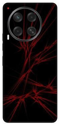Vcare GadGets Camon 30 (5G) Mobile Skin(Black & Red)