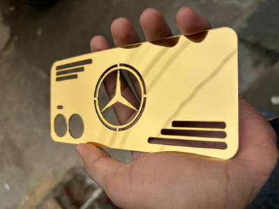 TWUAOP VIVO Y56 5G MIRROR BACK PANNEL ACRYLIC SHEET MERO STAR Mobile Skin(Gold)