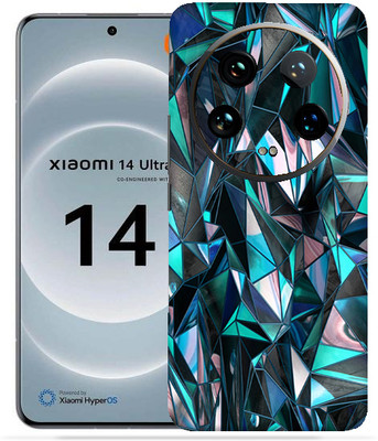 OggyBaba xiaomi 14 Ultra 5g Mobile Skin(Polygon blue)