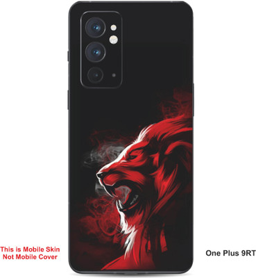 VYBE The Smart Choice One Plus 9RT Wolf Embossed Mobile Skin(Red & Black 28)