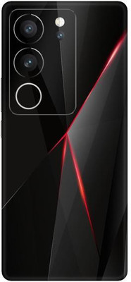 Vcare GadGets Black Red Vivo V29 5G Mobile Skin(Multicolor)