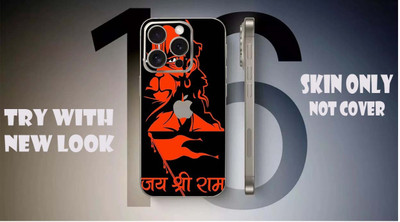 TJ CREATION Apple iPhone 16 Pro Mobile Skin(HANUMAN COLOUR (ORANGE))