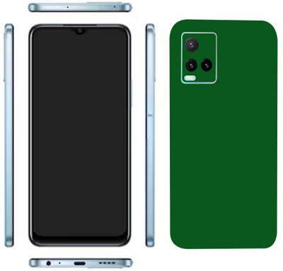 Pochanki Vivo Y33t Mobile Skin(Moss Green Matte Skin With Glossy Matte Finish.)