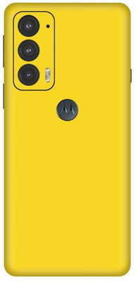 Vcare GadGets Moto Edge 20 5G Mobile Skin(Yellow)
