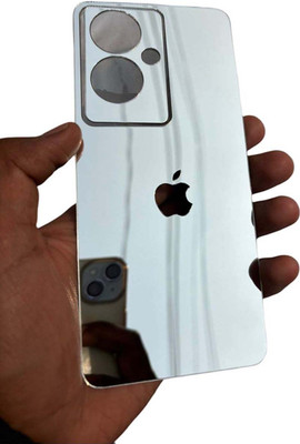 TWUAOP OPPO A79 5G MOBILE SKIN MIRROR BACK PANNEL ACRYLIC SHEET Mobile Skin(Silver)