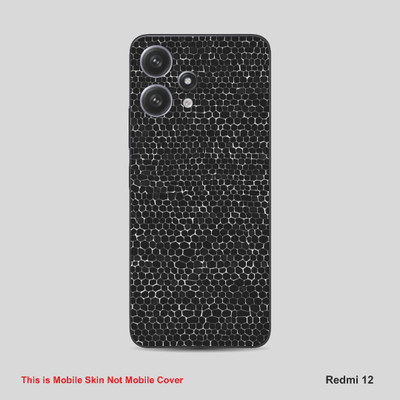 VYBE The Smart Choice Redmi 12 Pattern Mobile Skin Mobile Skin(Multi Colour S26)