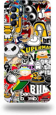Mclaxa Oppo Reno 6Z Mobile Skin(Sticker Bombing)