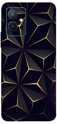 AsSkin Vivo T1 5g, vivo t1 5g, vivo Mobile Skin(Ultra Super Black Abstract Shape With High Matte Finish .Skin..)