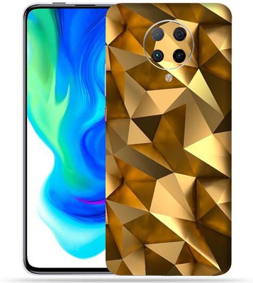 Satisfactory Xiaomi Poco F2 pro 5g, Golden poly, OggyBaba Mobile Skin(Multicolor Mobile Skin With camera)