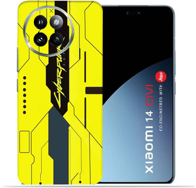 OggyBaba Xiaomi 14 Civi Mobile Skin(Cyberpunkh Yellow)
