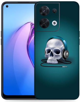 SkinoMania Oppo Reno 8 5G Mobile Skin(Multicolor SKull Music)
