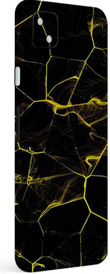 BUGGU Google Pixel 4a Mobile Skin(Ultra Super Black Abstract Skin With High Matte Finish.)