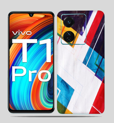 SkinoMania Vivo T1 Pro (5g) Mobile Skin(Jik-Jack Multicolor Mobile skin)