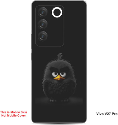 VYBE The Smart Choice Vivo V27 Pro Angry Bird Embossed Mobile Skin(Iridium B5)