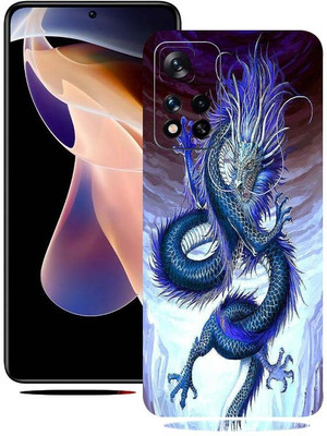 BugguSkin Redmi Note 11 T 5G, Angry Hannya, xiaomi note 11t 5g Mobile Skin(Ultra Super Angry Hannya Skin With High Matte Finish)