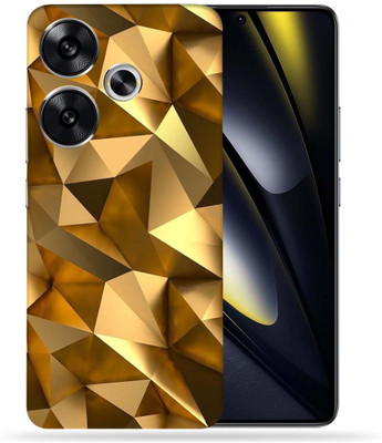 OggyBaba OggyBaba Poco F6 5g Mobile Skin(Golden poly)