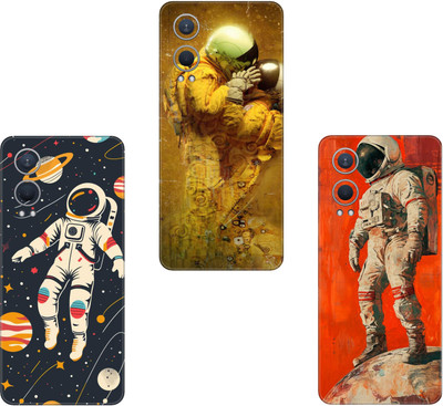 wrap craft ONEPLUS 7 PRO(PACK OF 3)Camera&Back Protector Premium Vinyl Mobile Skin(Multicolor)