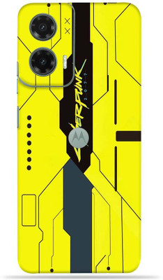 OggyBaba OggyBaba Moto G35 5g Mobile Skin(Cyberpunkh-Yellow)