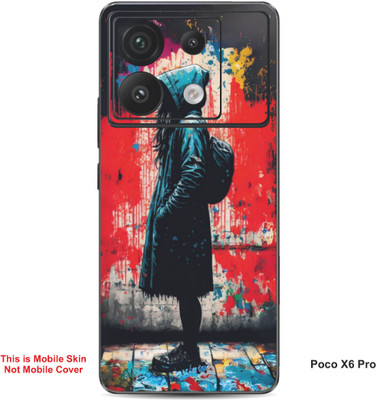 VYBE The Smart Choice Poco X6 Pro Abstract Embossed Mobile Skin(Persian 1)