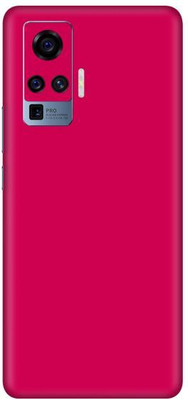 Vcare GadGets Vivo X50 Pro Mobile Skin(Matte Pink)