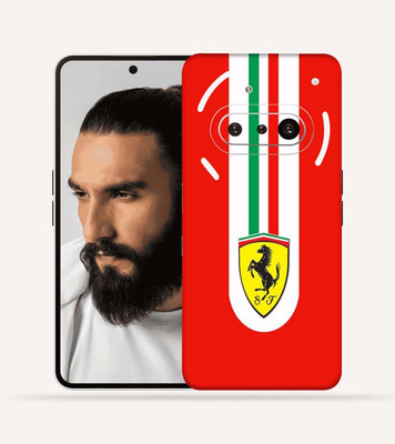 OggyBaba OggyBaba Nothing Phone 3a 5g Mobile Skin(Red-Ferrari)