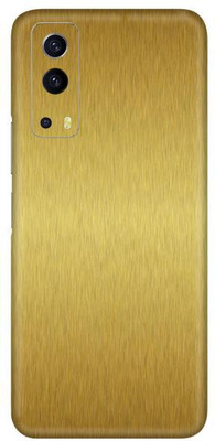 Vcare GadGets Brushed Gold vivo i QOO Z3 5G Mobile Skin(Brushed Gold)