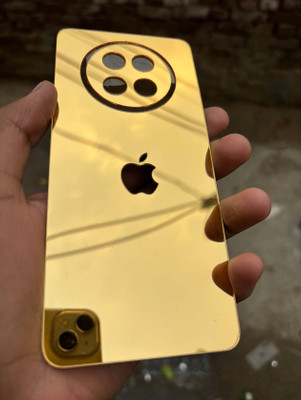 TWUAOP REALME 12 5G BACK PANNEL ACRYLIC SHEET Mobile Skin(Gold)