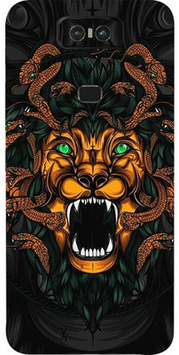 AsSkin Asus 6Z Mobile Skin(Ultra Super Loin King Skin With High Gloss Finish).)